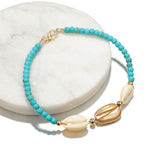 azmodo Bohemia Woven Shell Summer Beach Anklets